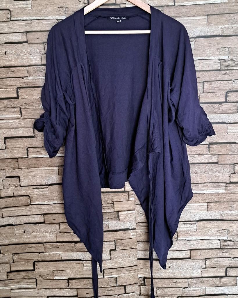ULTIMATE MIK'S - paars katoenen vestje, maat XXL/50, Verzenden, Zo goed als nieuw, Paars, Trui of Vest